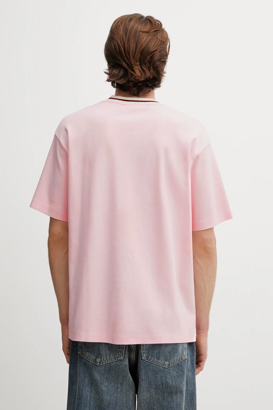 Oblečení Bavlněné tričko Drôle de Monsieur Slogan Sport J.TS189.CO002.LPI růžová