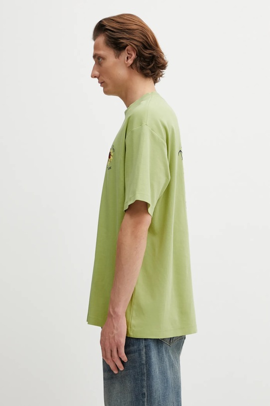 Drôle de Monsieur t-shirt bawełniany Slogan Rose J.TS210.CO002.LOL zielony SS26