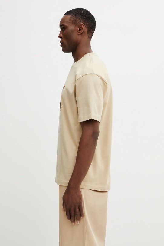 Bavlněné tričko Drôle de Monsieur Lobster Cup J.TS289.CO248.BG béžová SS26