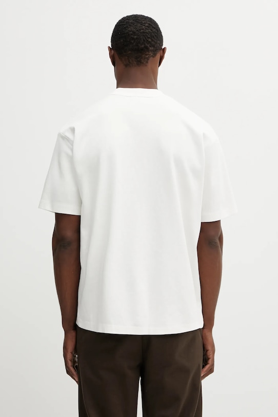 Odzież Drôle de Monsieur t-shirt bawełniany LHomme Au Tableau J.TS290.CO002.OW beżowy