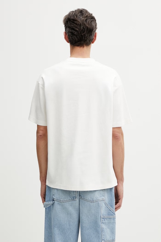 Odzież Drôle de Monsieur Musiciens T-shirt męski bawełniany K.TS306.CO002.OW beżowy