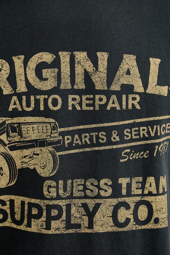 Памучна тениска Guess Originals M6RI54.K8FQ4 черен