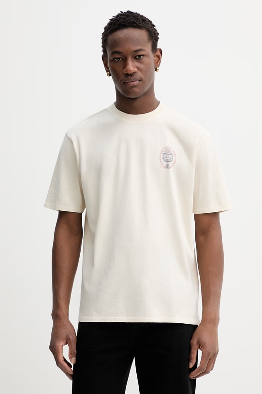 Odzież Guess Originals t-shirt bawełniany M6RI55.K8FQ4 beżowy