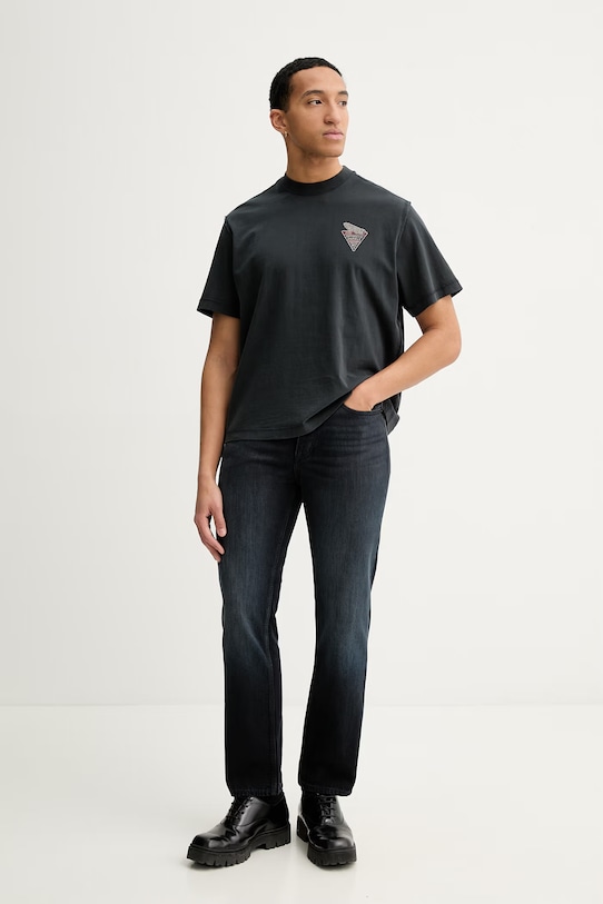 Guess Originals t-shirt bawełniany M6RI56.K8FQ4 czarny SS26