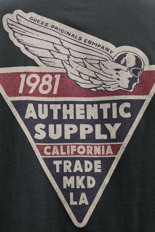 Guess Originals t-shirt bawełniany M6RI56.K8FQ4 czarny