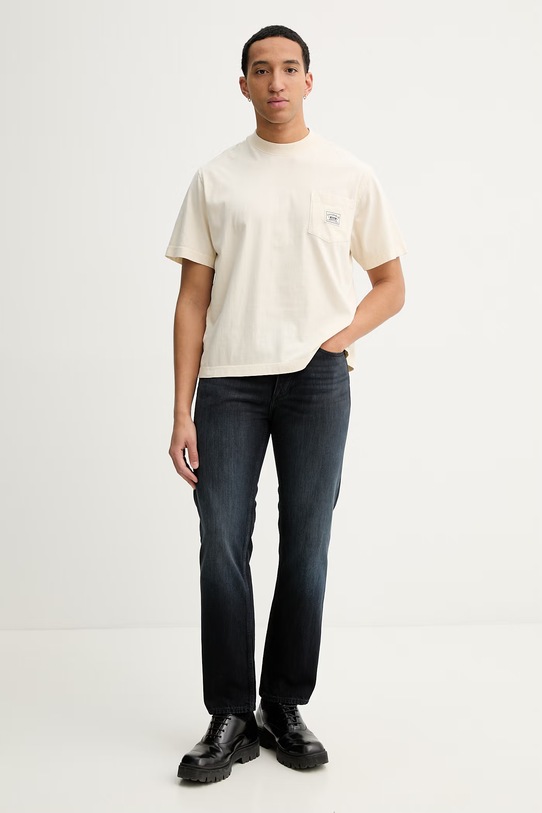 Pamučna majica Guess Originals M6RI60.K8FQ4 bež SS26