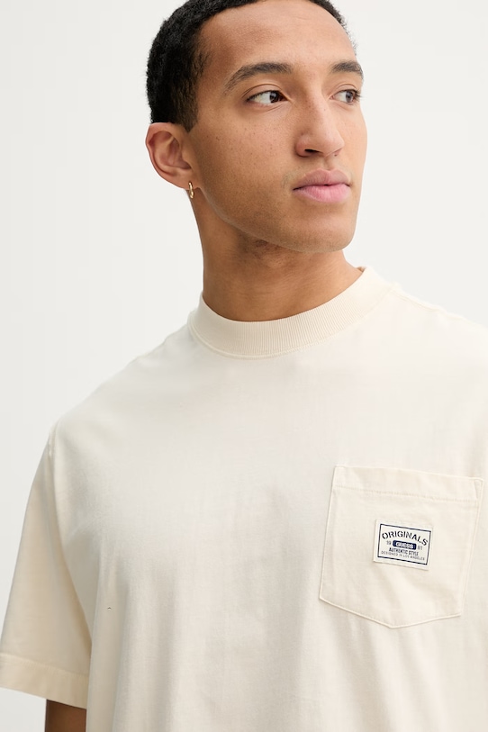 Pamučna majica Guess Originals bež M6RI60.K8FQ4