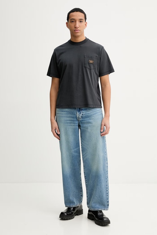 Pamučna majica Guess Originals M6RI60.K8FQ4 crna SS26