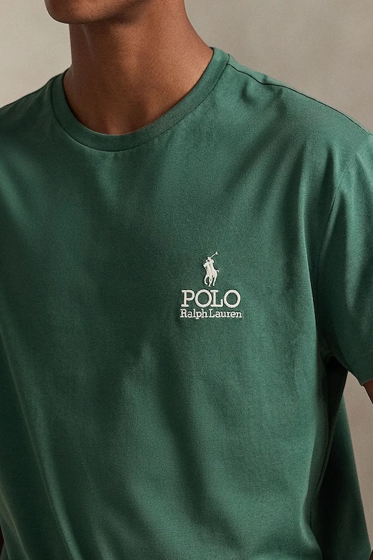 Polo Ralph Lauren tricou din bumbac verde 710981136