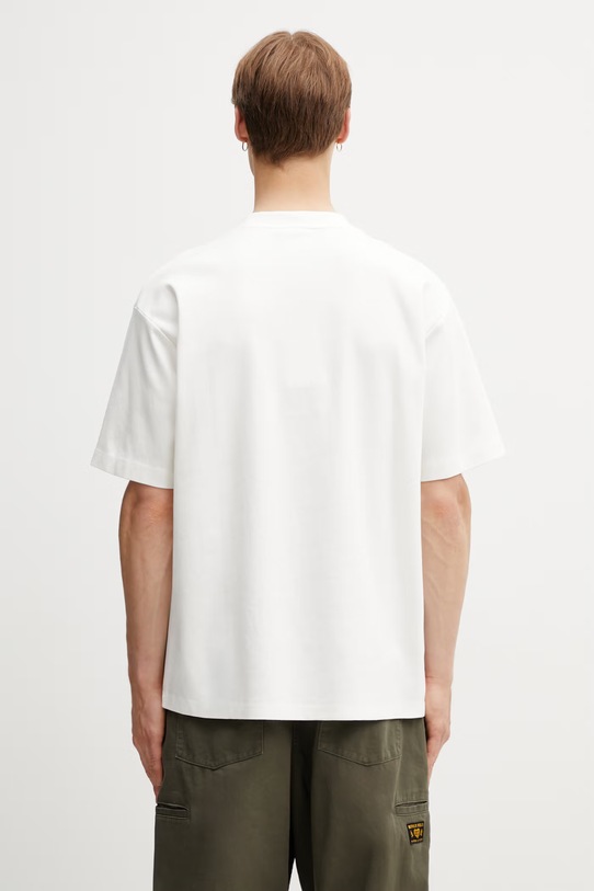 Одежда Drôle de Monsieur футболка для мужчин из хлопка Slogan Palmiers K.TS297.CO002.OW белый