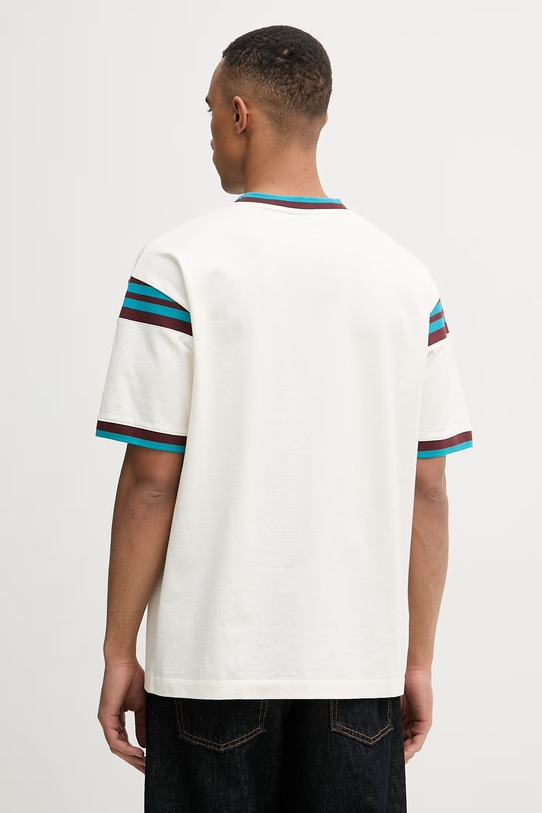 Odzież Drôle de Monsieur Danseurs t-shirt bawełniany męski K.TS293.CO248.OW beżowy