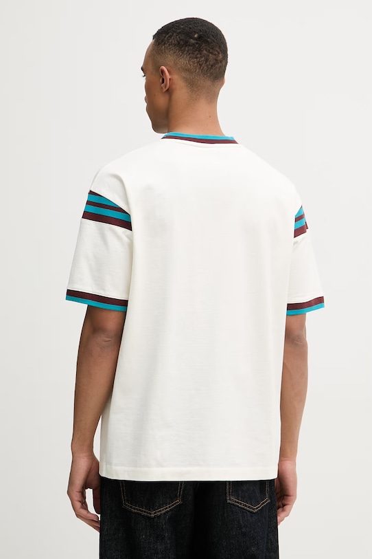 Odzież Drôle de Monsieur Danseurs t-shirt bawełniany męski K.TS293.CO248.OW beżowy