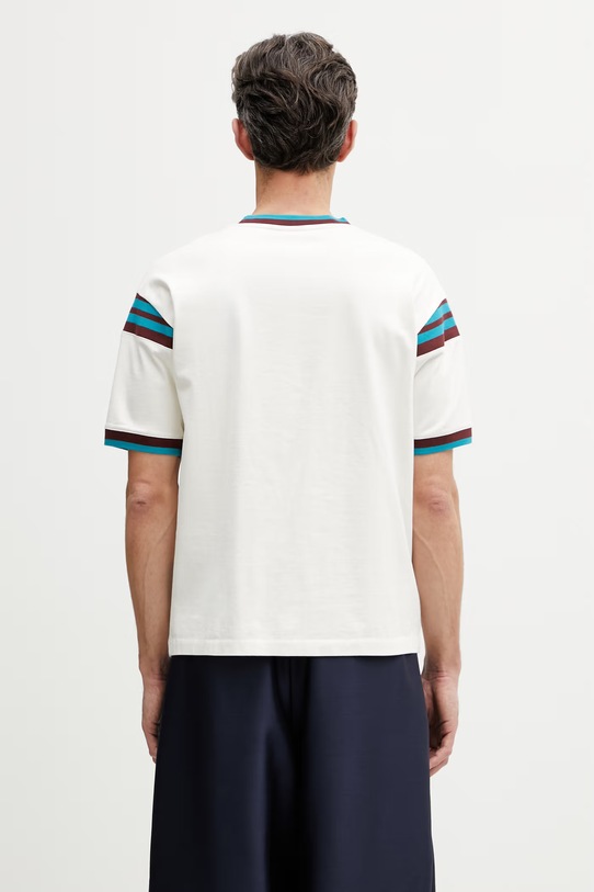 Oblečení Drôle de Monsieur Danseurs tričko bavlněné pánské K.TS293.CO248.OW béžová