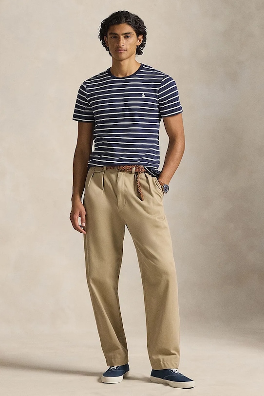 Îmbrăcăminte Polo Ralph Lauren tricou din bumbac 710P07313 bleumarin