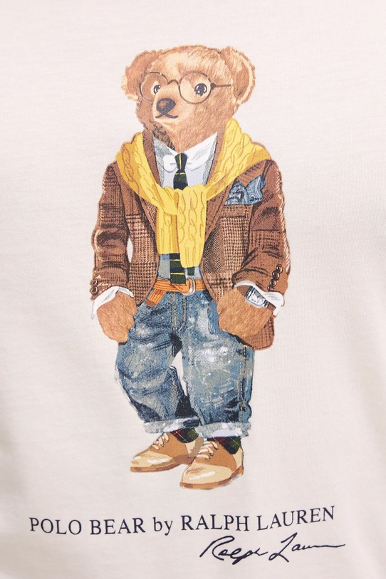Polo Ralph Lauren t-shirt bawełniany 710P07346 beżowy