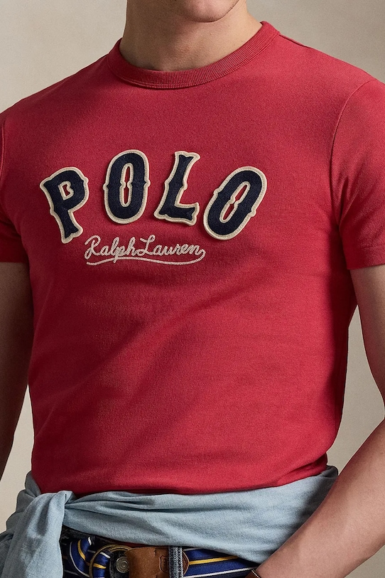 Polo Ralph Lauren t-shirt bawełniany różowy 710P07349