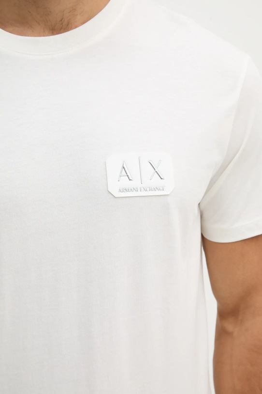 Armani Exchange t-shirt bawełniany XM002178.AF12308 beżowy