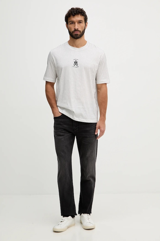 Armani Exchange t-shirt bawełniany XM001791.AF10356 biały SS26