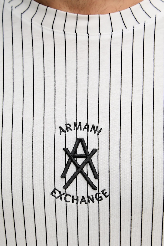 Armani Exchange t-shirt bawełniany XM001791.AF10356 biały