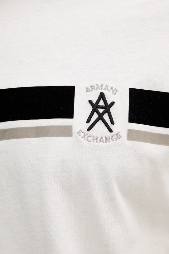 Armani Exchange t-shirt bawełniany XM001792.AF12308 beżowy