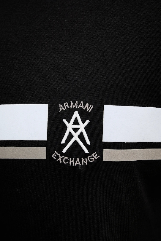 Armani Exchange t-shirt bawełniany XM001792.AF12308 czarny