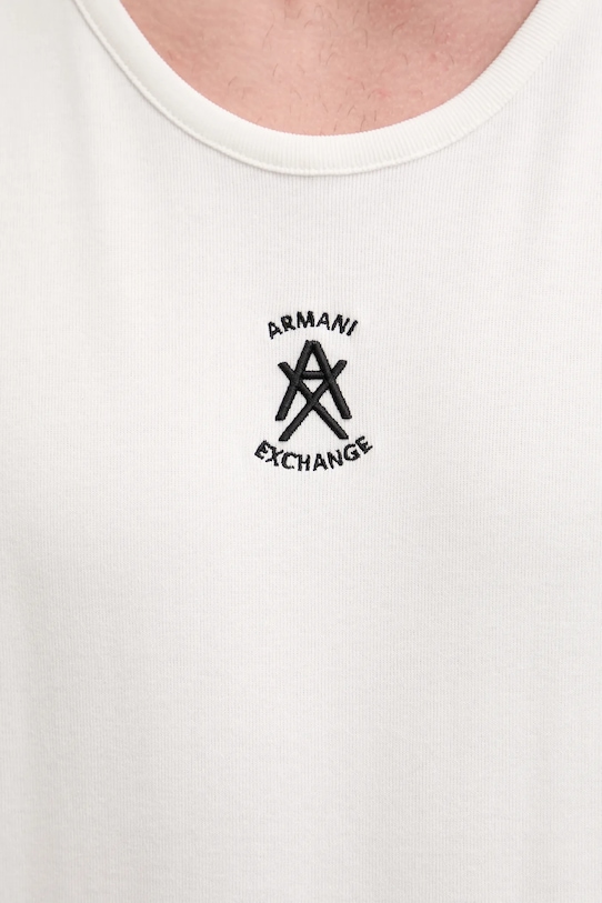 Armani Exchange t-shirt bawełniany XM001794.AF19963 beżowy