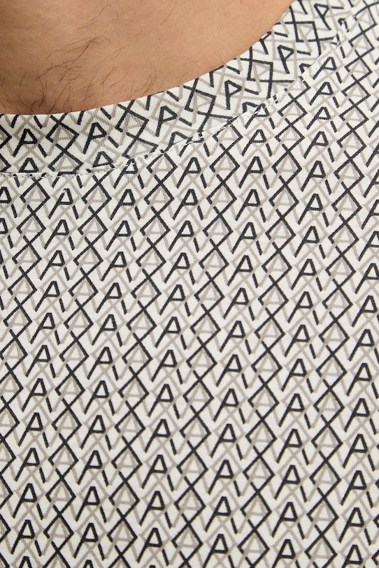 Armani Exchange t-shirt bawełniany XM001798.AF10356 beżowy