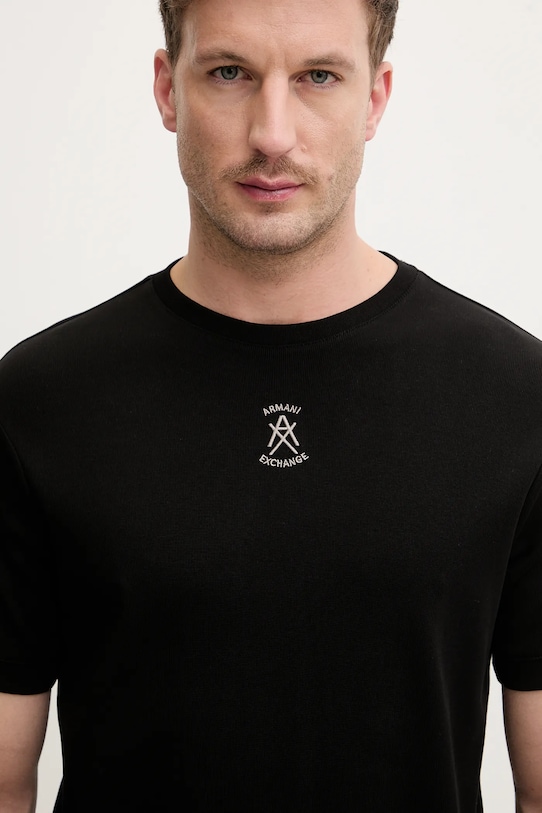Armani Exchange t-shirt bawełniany czarny XM002072.AF19963