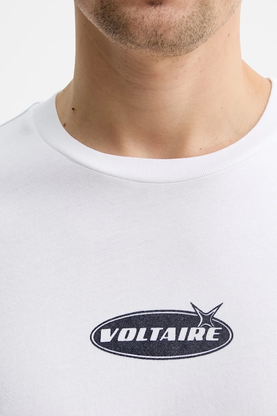 ZADIG&VOLTAIRE t-shirt bawełniany JMTS01743 biały