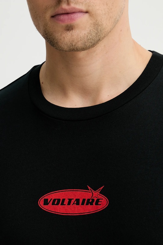 ZADIG&VOLTAIRE t-shirt bawełniany JMTS01743 czarny