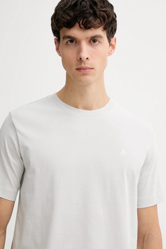 Marc O'Polo t-shirt bawełniany szary 620201251054