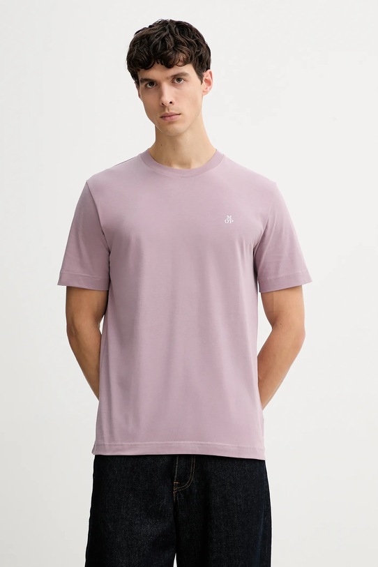 Marc O'Polo t-shirt bawełniany bawełna różowy 620201251054