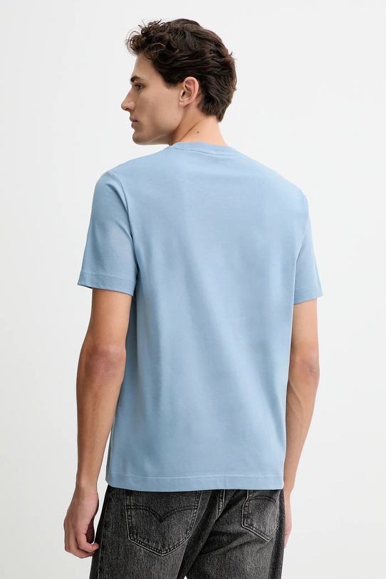 Одежда Хлопковая футболка Marc O'Polo 620201251054 голубой