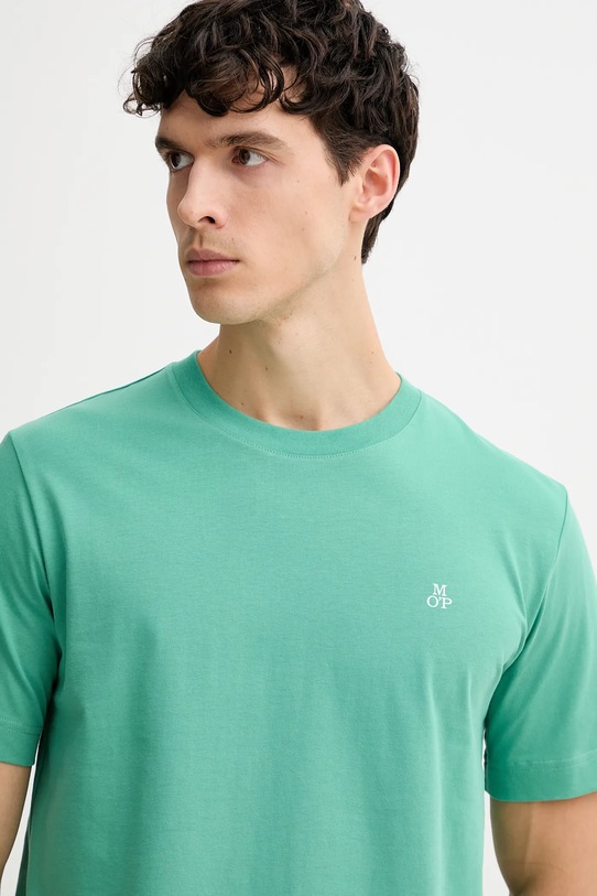 Marc O'Polo t-shirt bawełniany zielony 620201251054