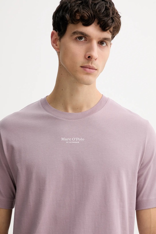 Marc O'Polo t-shirt bawełniany różowy 620201251382