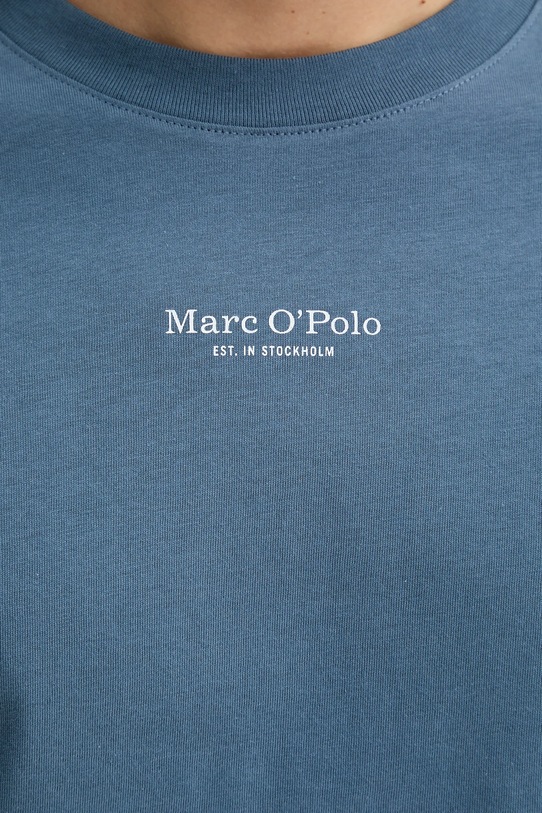 Bavlnené tričko Marc O'Polo 620201251382 modrá