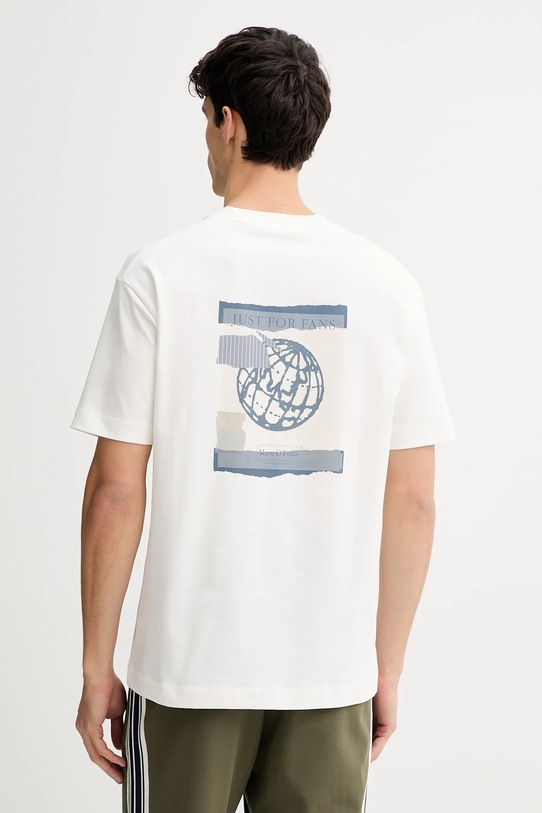 Odzież Marc O'Polo t-shirt bawełniany 620206451044 beżowy