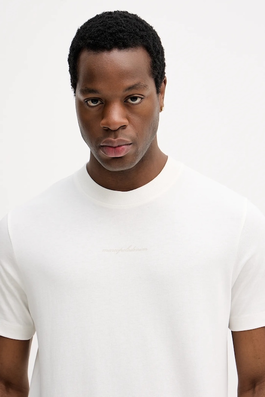 Marc O'Polo t-shirt bawełniany biały 5000007709