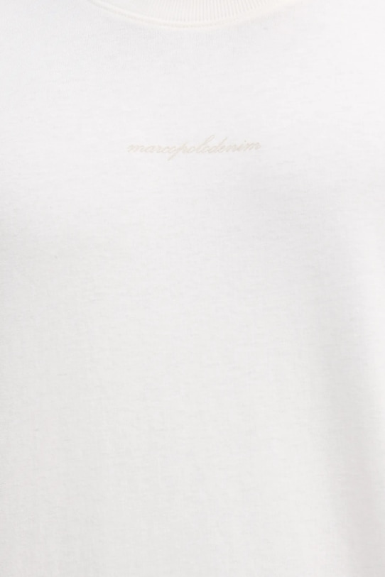 Marc O'Polo t-shirt bawełniany 5000007709 biały