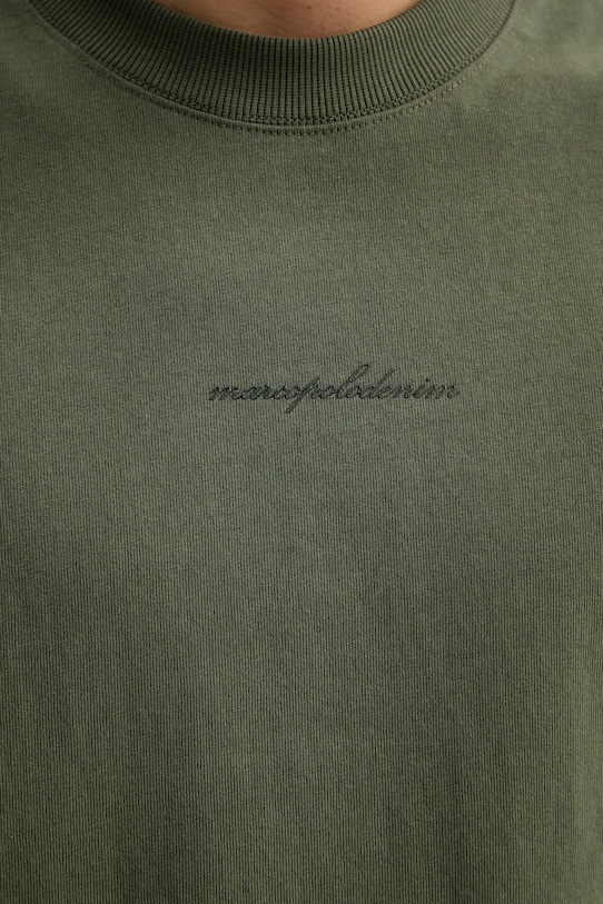 Marc O'Polo t-shirt bawełniany 5000007709 zielony