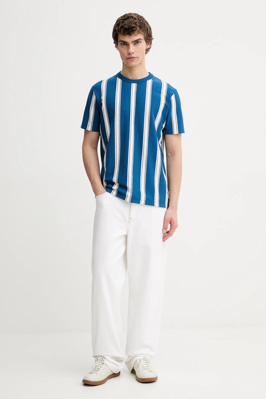 Marc O'Polo t-shirt bawełniany 5000007714 granatowy SS26