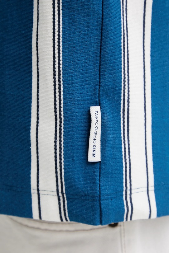 Marc O'Polo t-shirt bawełniany 5000007714 granatowy