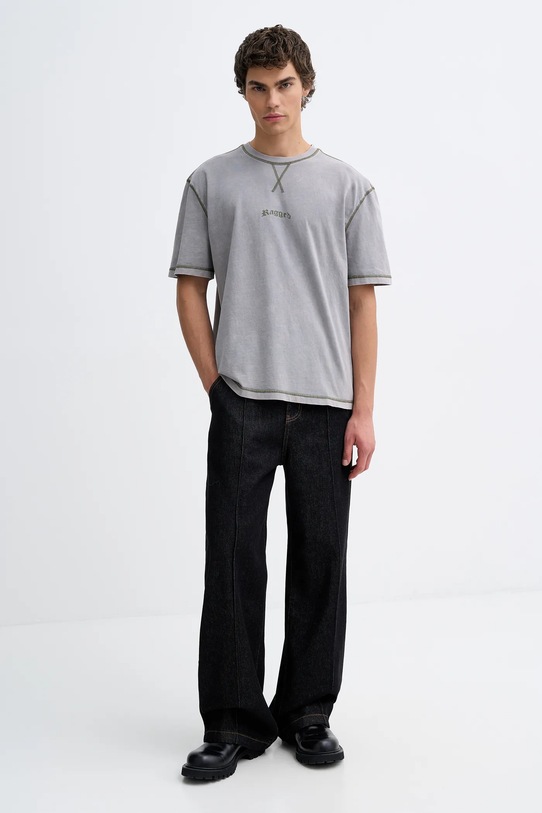 The Ragged Priest t-shirt bawełniany RPAW252010JS szary SS26