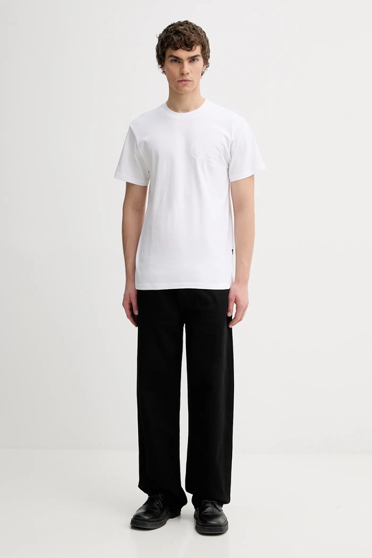 G-Star t-shirt bawełniany D26868.C336 biały SS26