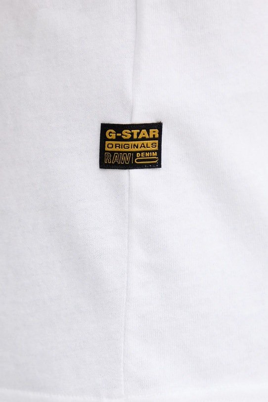 G-Star t-shirt bawełniany D26868.C336 biały