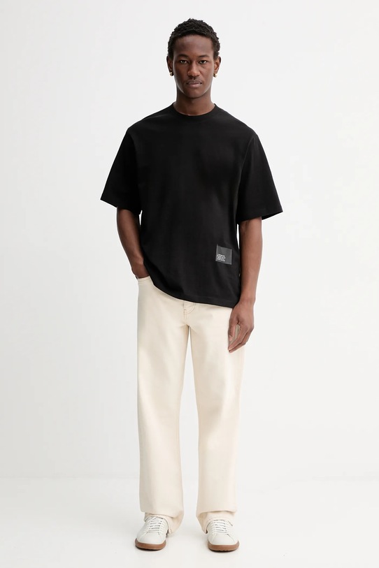 G-Star t-shirt bawełniany D26855.C336 czarny SS26