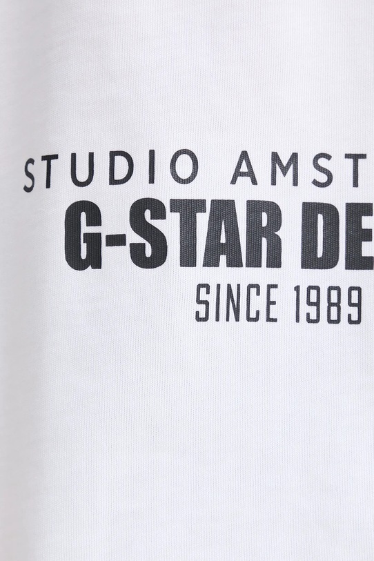 Bavlněné tričko G-Star D27985.D709 bílá