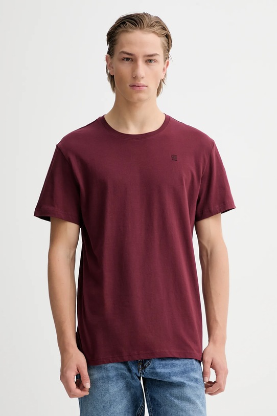 G-Star t-shirt bawełniany bawełna czerwony D16411.336.4608