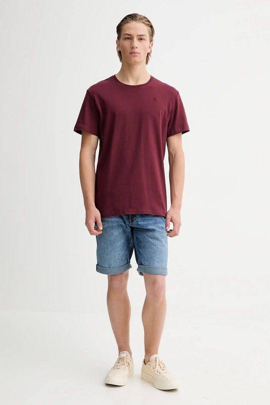 G-Star t-shirt bawełniany D16411.336.4608 czerwony SS26