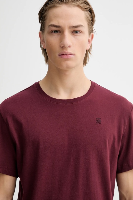 Bavlněné tričko G-Star červená D16411.336.4608